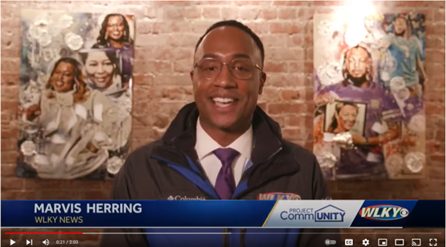 WLKY coverage of the Faces of Donation exhibit